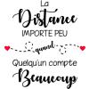 La distance importe peu