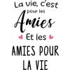 La vie c'est pour les amis