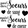 pas des soeurs de sang