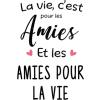La vie c'est pour les amis