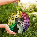 Stained Glass Suncatcher - ROUND - VN