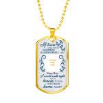 Ball ChainMilitary Dog Tag Pendant