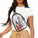 Unisex Transparent Sling Bag