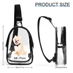 Unisex Transparent Sling Bag