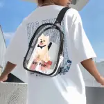 Unisex Transparent Sling Bag