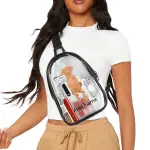 Unisex Transparent Sling Bag