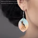 Personalized Dog Mom Earrings