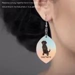 Personalized Dog Mom Earrings