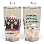 Romantic Moments Of Marriage Warm Christmas - Personalized Custom Tumbler
