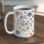 White 11oz Ceramic Mug (G)