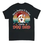 Heavyweight Unisex Crewneck T-shirt  - 4-0 (Front - Dark) - For UK, US, EU