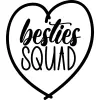 besties squad heart