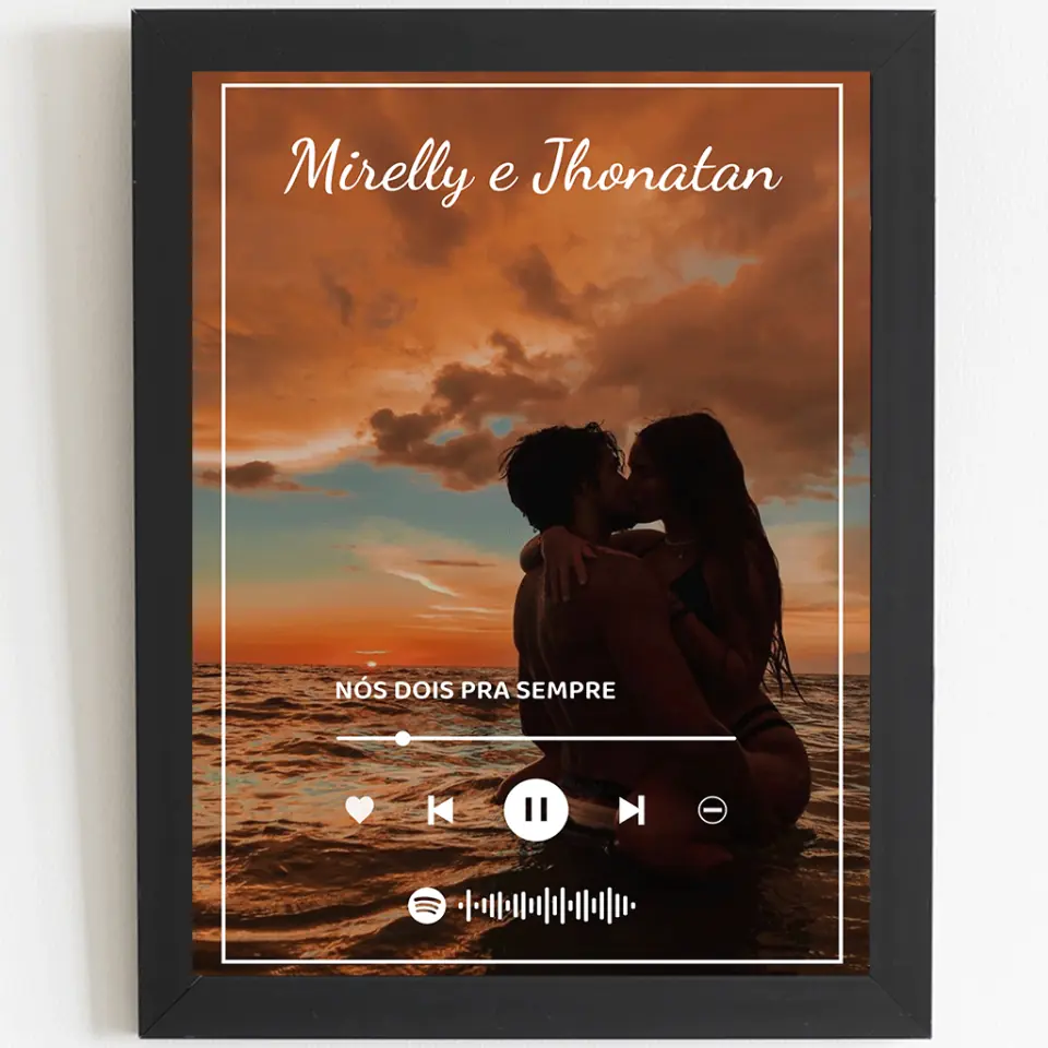 Quadro Spotify Personalizado
