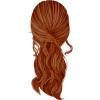 Dutt/Zopf 3 braun