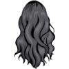 Lange Haare 2 schwarz