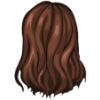 Mittellange Haare 1 braun