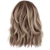 Mittellange Haare 3 aschblond 