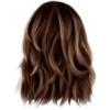 Mittellange Haare 3 braun
