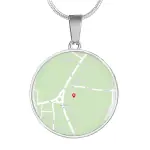 Buyer Upload Circle Necklace with Engraving
