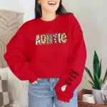 Custom Halloween Auntie Sweatshirt