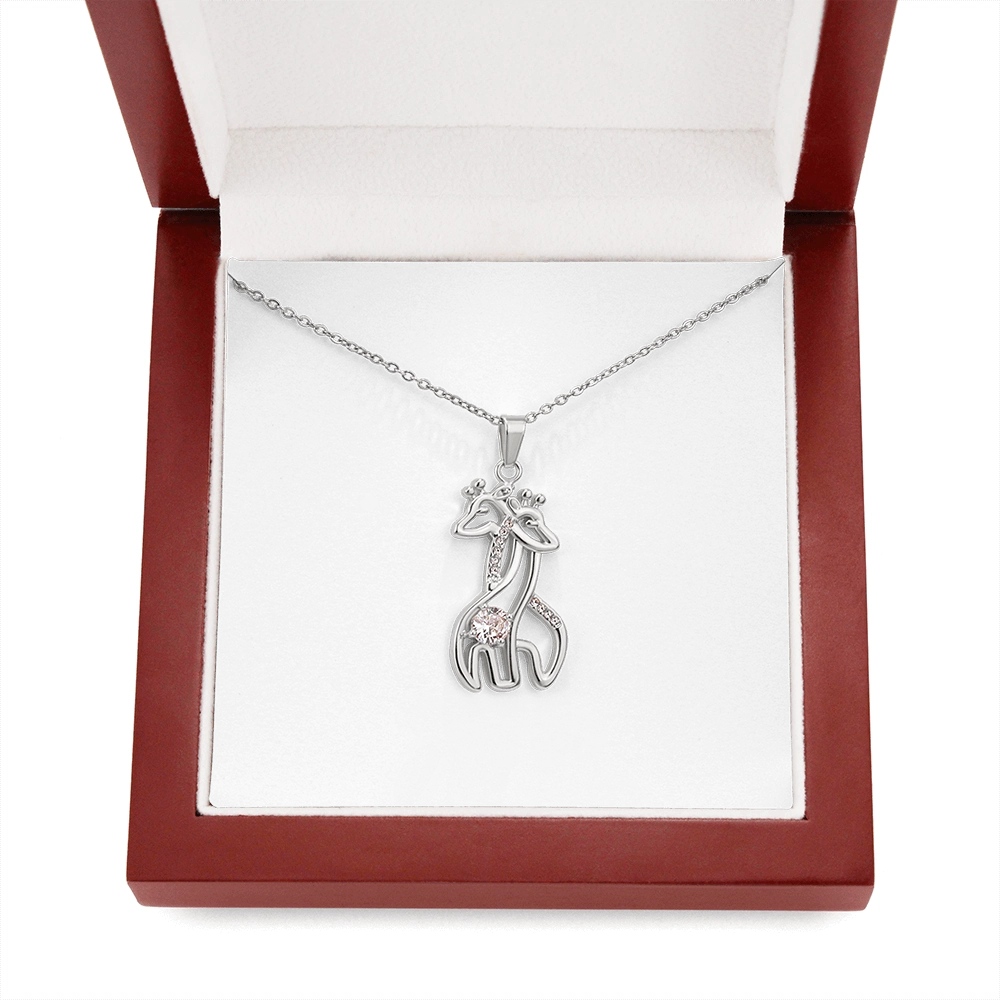 Giraffe-Necklace-white-gold-luxury-box-artfulane