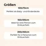 Dünne Fleece Decke