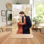 Acrylglasplatte 2.0 | Mit Holzständer