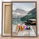 Leinwand mit Rahmen