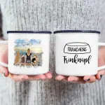 Emaille Tasse