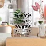 Acrylglasplatte mit Trockenblumenständer