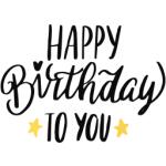Happy Birthday to you