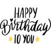 Happy Birthday to you