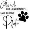 Als ich eine Hand braucht - Pfote