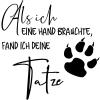Als ich eine Hand braucht - Tatze