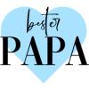 Bester Papa blau