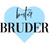 Bester Bruder blau