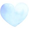 Herz blau 3500