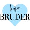 Bester Bruder blau