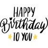 Happy Birthday to you