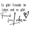 es gibt Freunde im Leben und es gibt Freunde fürs Leben