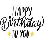 Happy Birthday to you