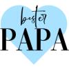 Bester Papa blau