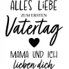Alles liebe zum ersten Vatertag