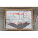 Lighting Frame Canvas (Vertical)
