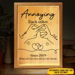 Lighting Frame Canvas (Vertical)