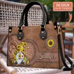 Leather Handbag With Long Straps