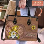 Leather Handbag With Long Straps