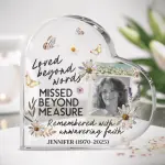 Heart-Shaped Acrylic Plaque YC