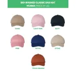 Leather Patch Bio-Washed Classic Dad Hat