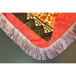 Ultra-Soft Mixed Green Fringe Blanket